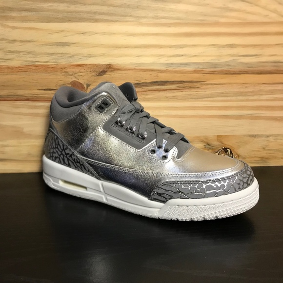 New Nike Air Jordan 3 Retro Premium Metallic - Picture 3 of 8